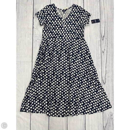 Dress Casual Maxi By Chaps In Navy, Size: 1x