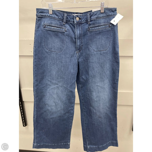 Jeans Wide Leg By Sonoma In Blue, Size: 14