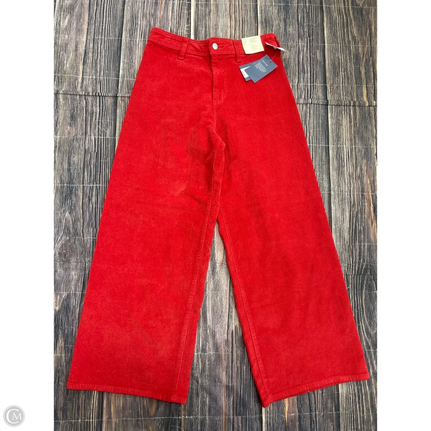 Pants Cropped By Universal Thread In Red, Size: 6