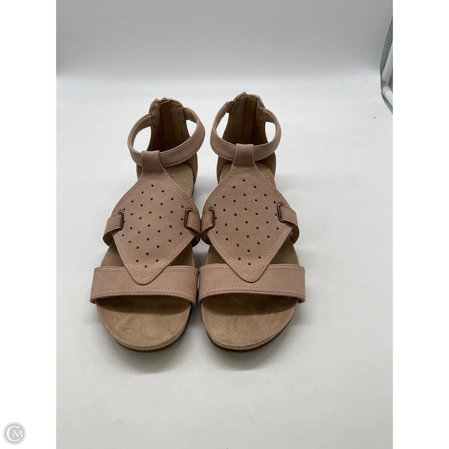 Sandals Flats By Clothes Mentor In Pink, Size: 8