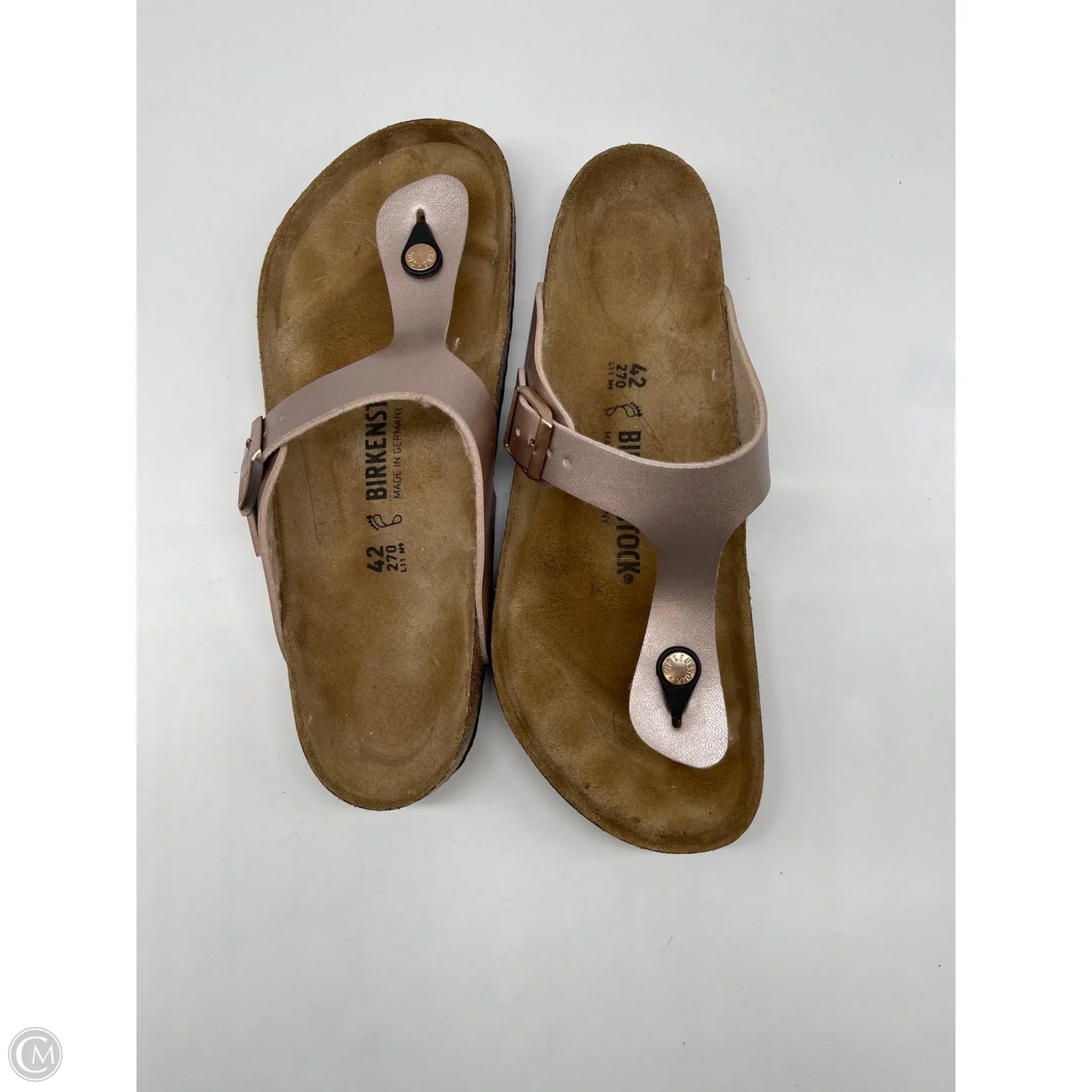 Sandals Flats By Birkenstock In Pink, Size: 11.5