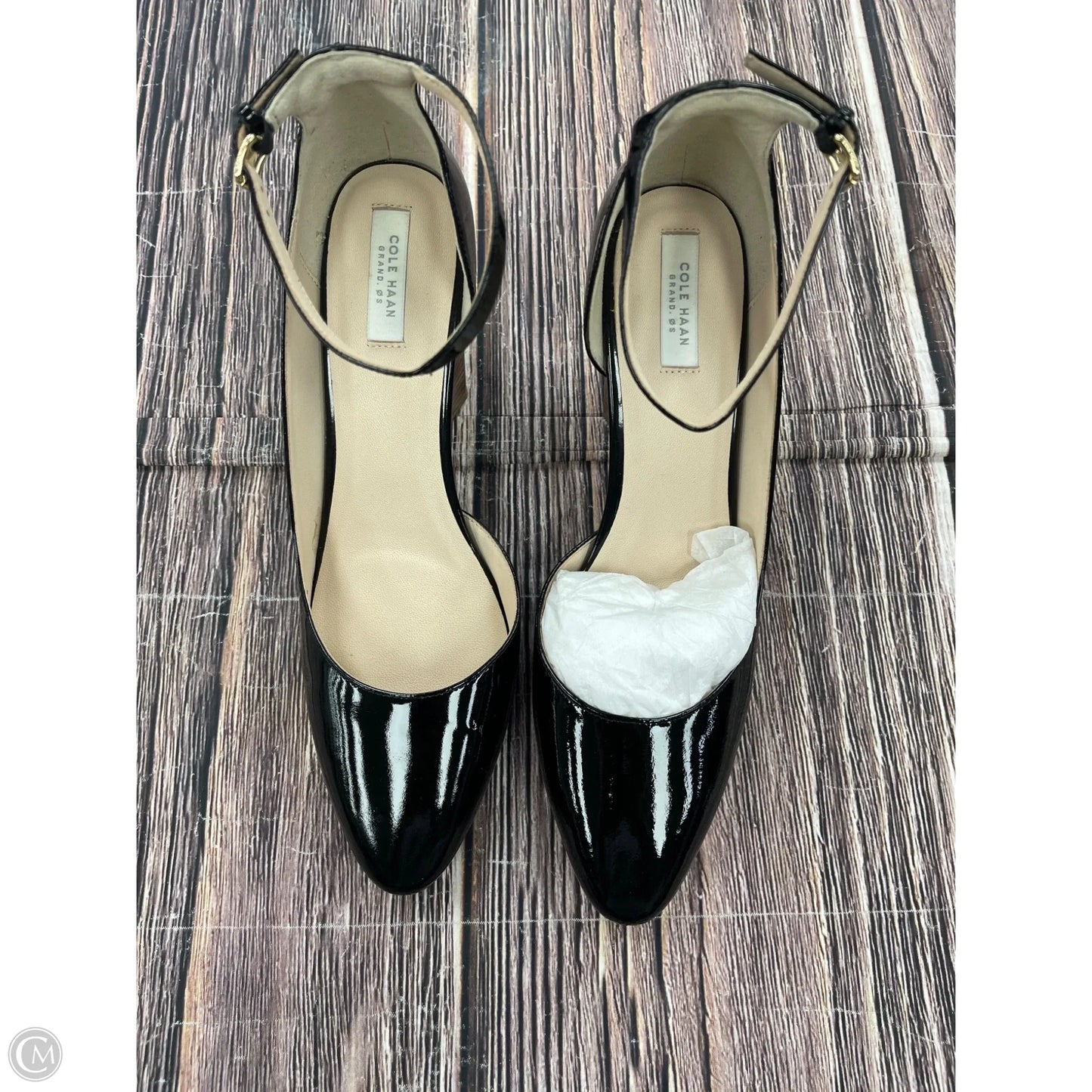 Shoes Heels Wedge By Cole-haan In Black, Size: 8.5