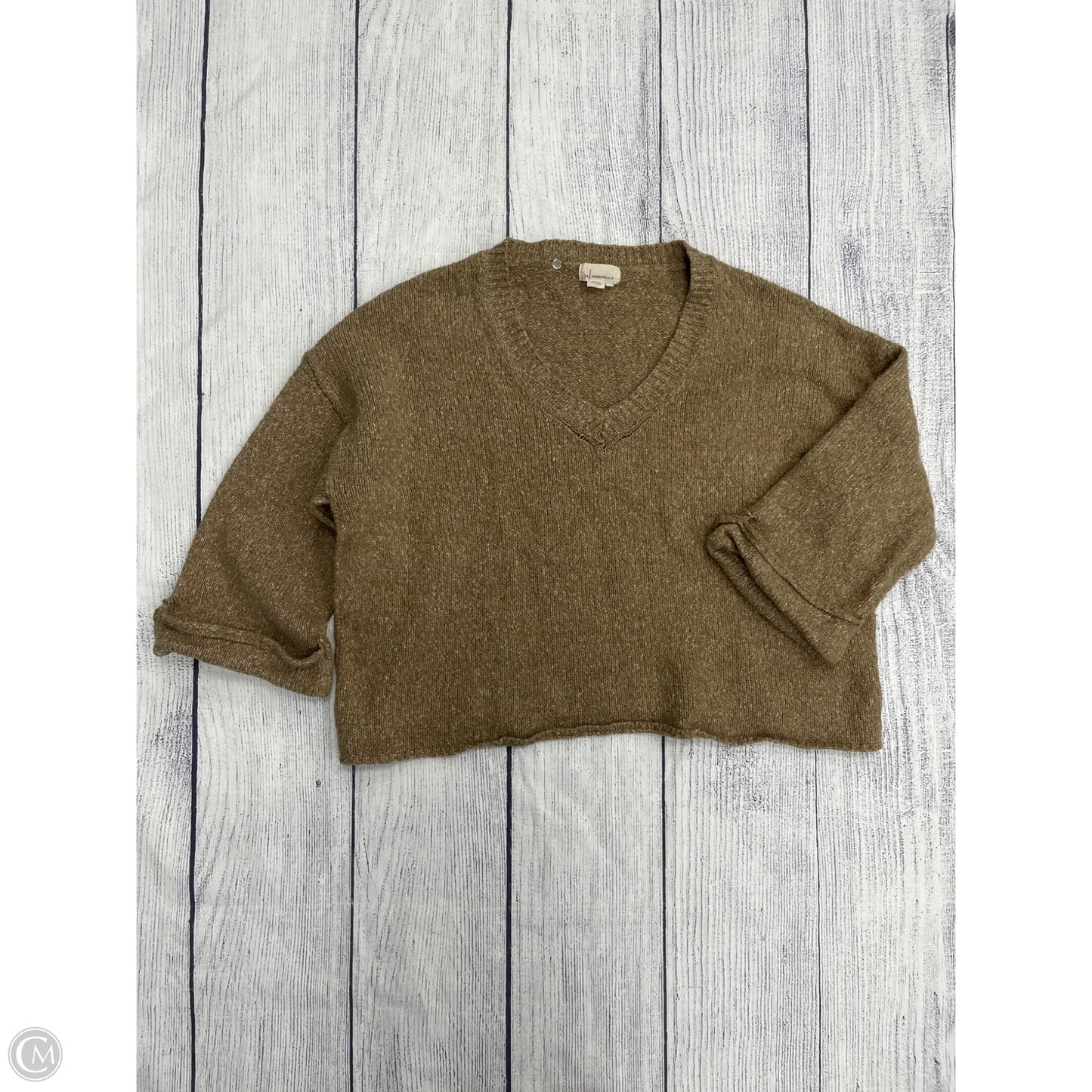 Sweater By Anthropologie In Brown, Size: Xl