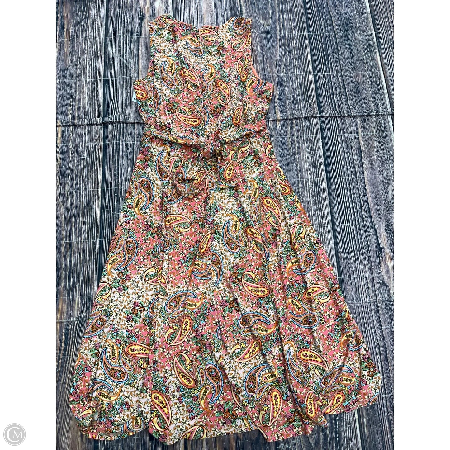 Dress Casual Midi By Anne Klein In Peach, Size: 10