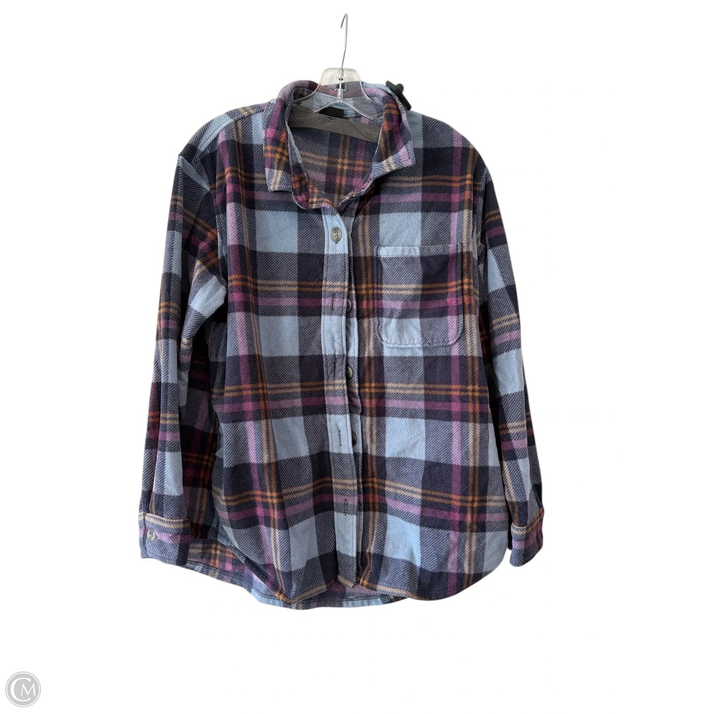 Top Long Sleeve By Eddie Bauer In Purple, Size: L