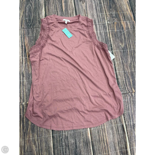Top Sleeveless By Maurices In Pink, Size: 1x