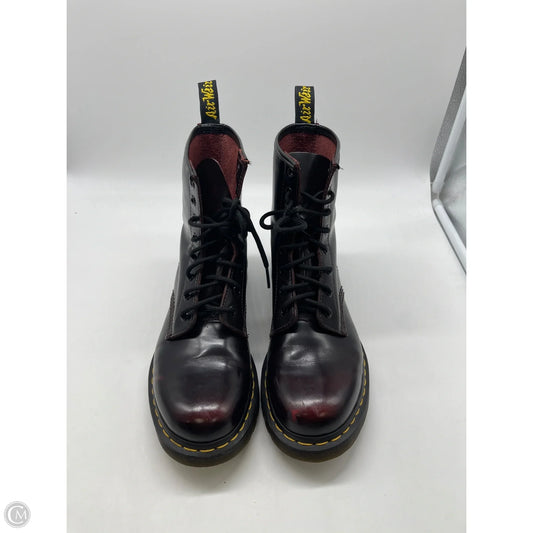 Boots Combat By Dr Martens In Brown, Size: 9