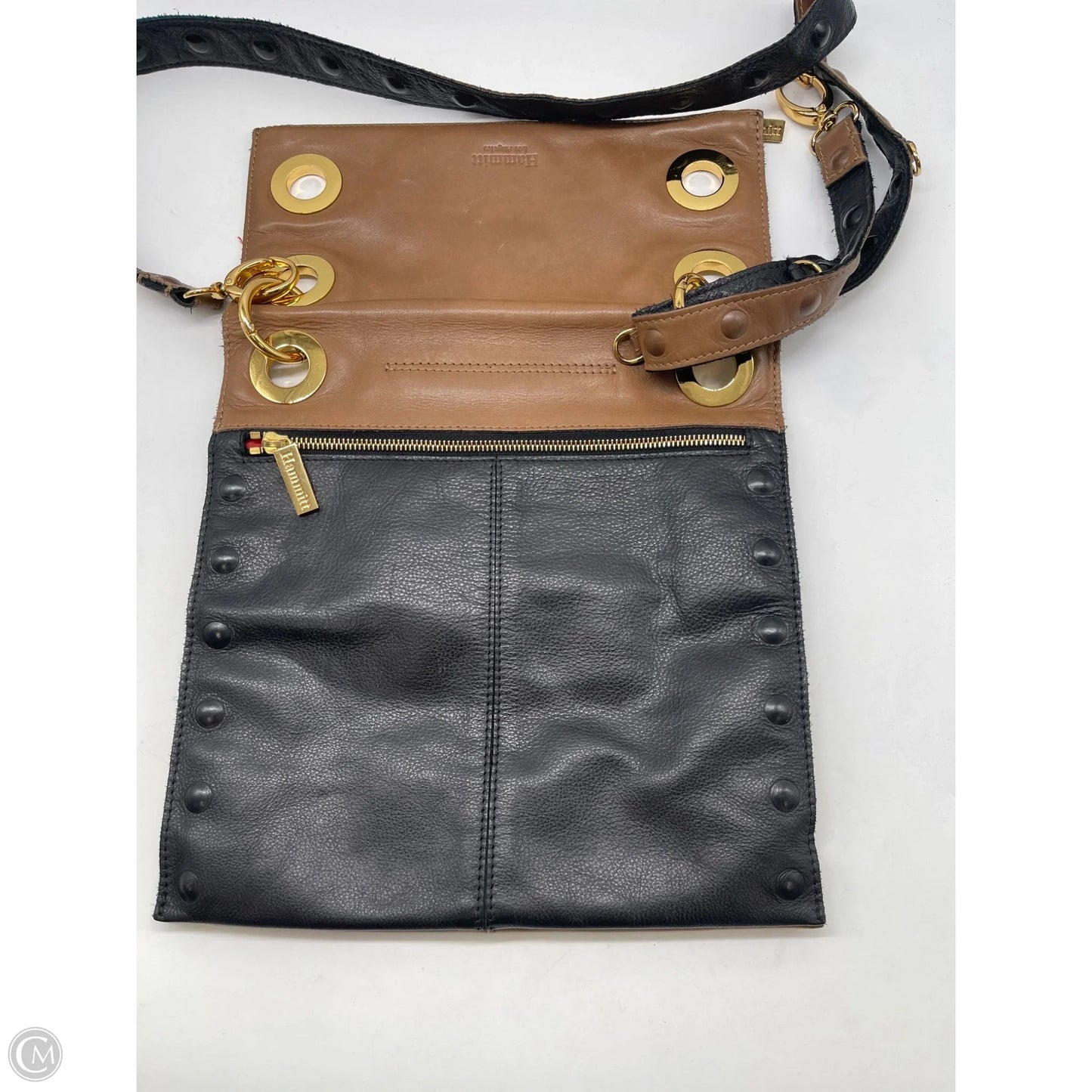 Handbag Leather By Hammitt, Size: Large