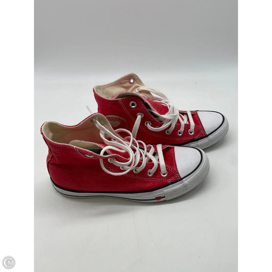 Shoes Sneakers By Converse In Red, Size: 7