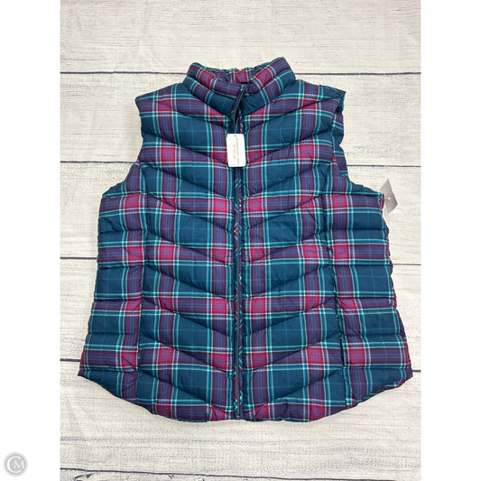 Vest Puffer & Quilted By Christopher And Banks In Blue, Size: Xl