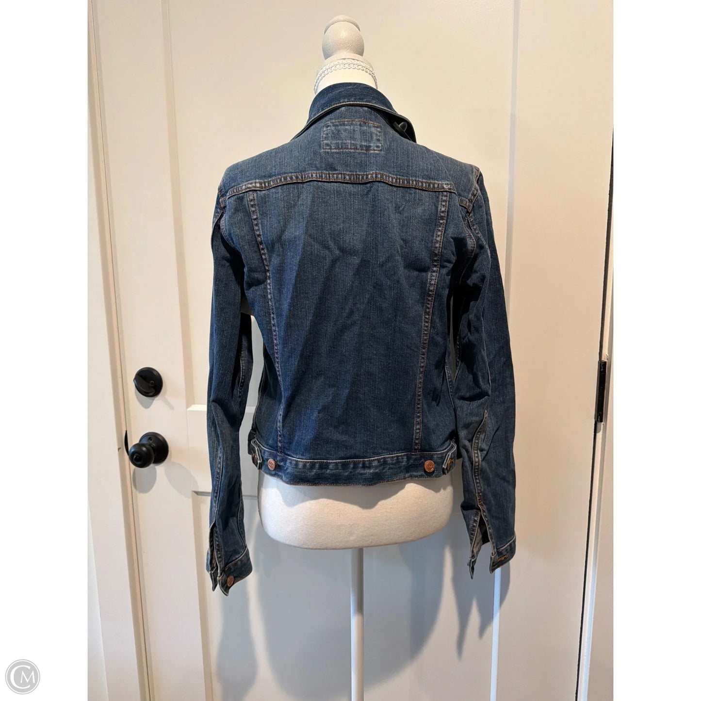 Jacket Denim By Loft In Blue, Size: S