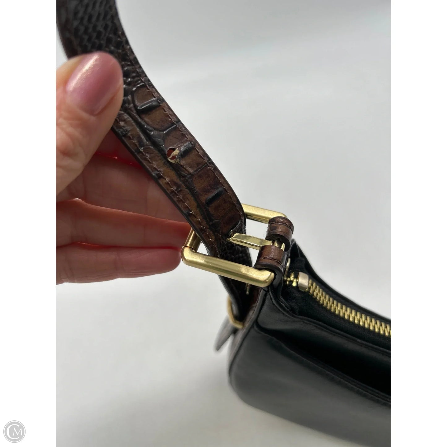 Handbag Designer By Brahmin, Size: Small