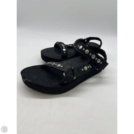 Sandals Flats By Teva In Black, Size: 8