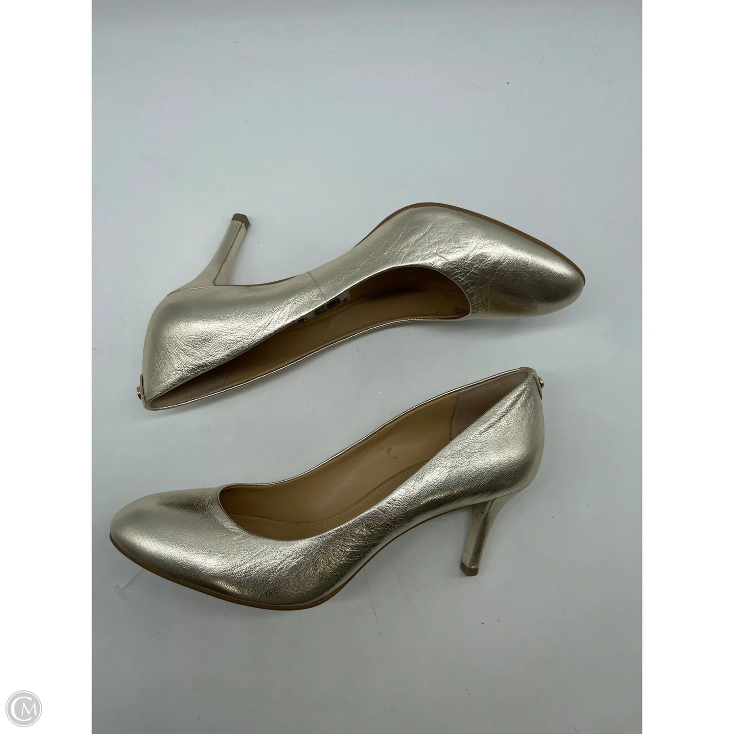 Shoes Heels Stiletto By Michael By Michael Kors In Gold, Size: 9