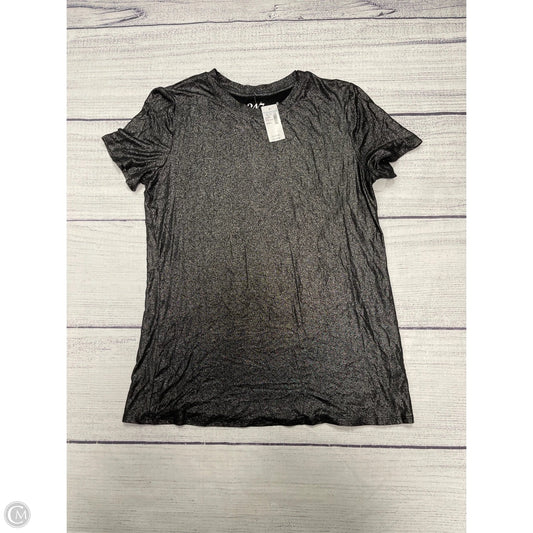 Top Short Sleeve By Maurices In Silver, Size: S