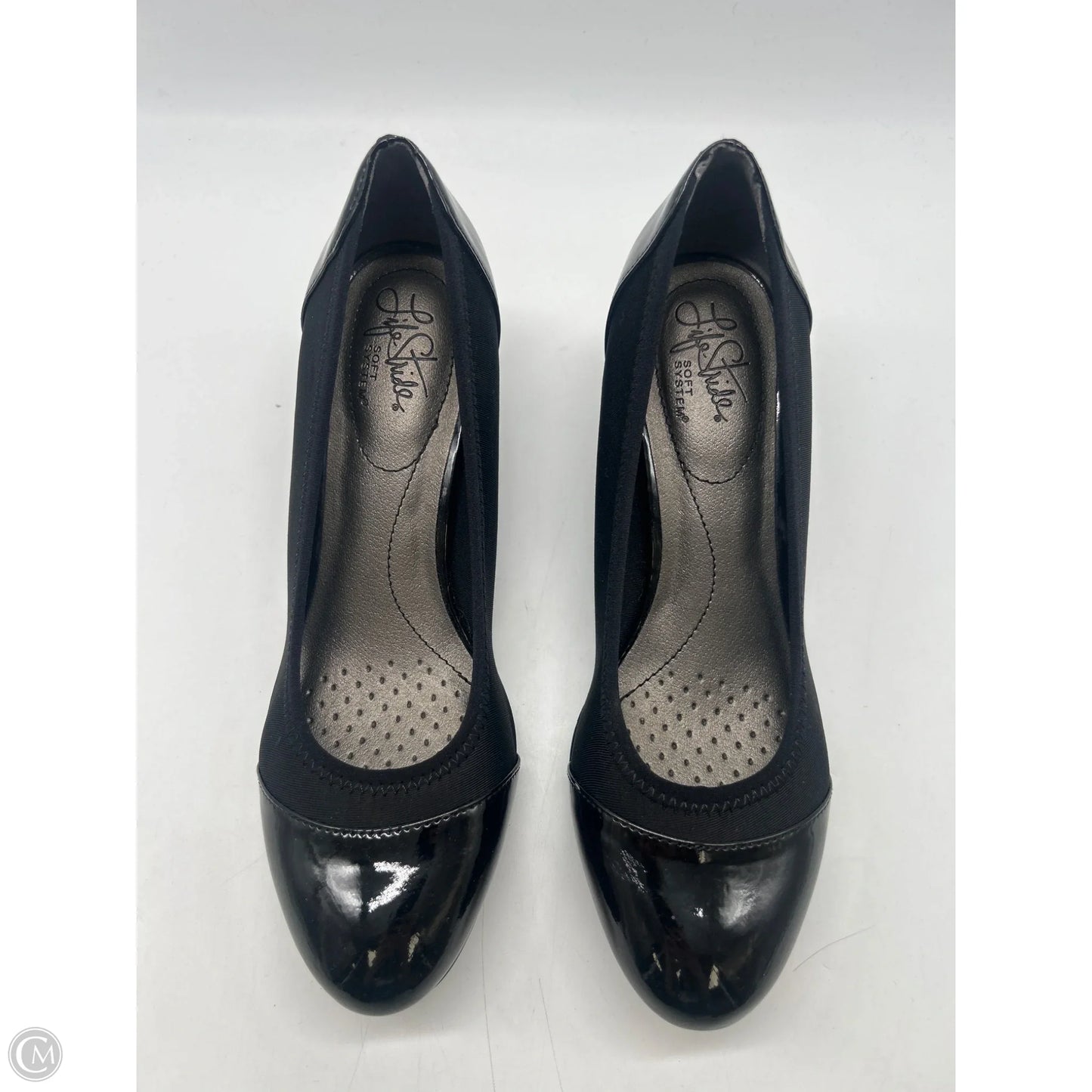 Shoes Heels Wedge By Life Stride In Black, Size: 8.5