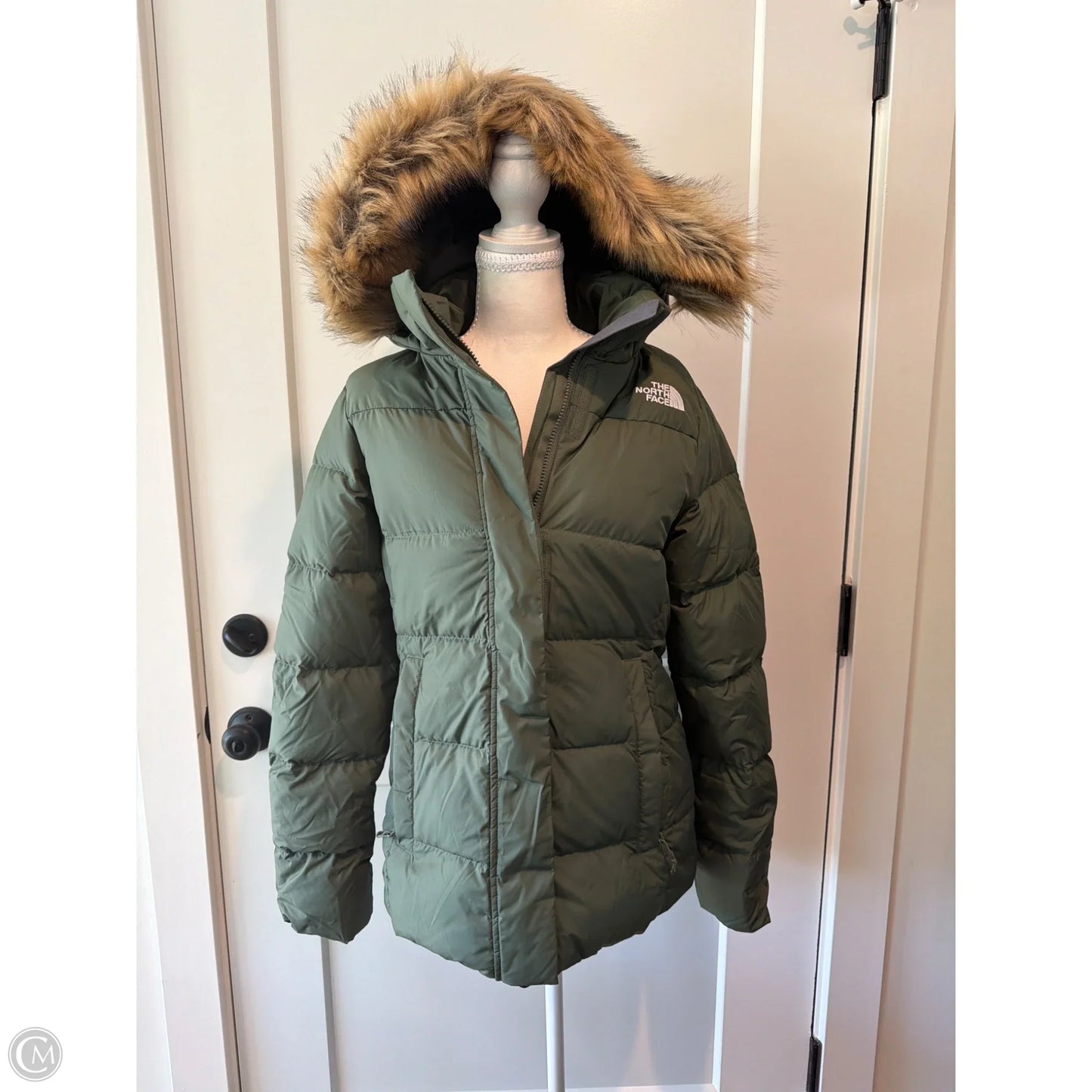 Coat Puffer & Quilted By The North Face In Green, Size: M