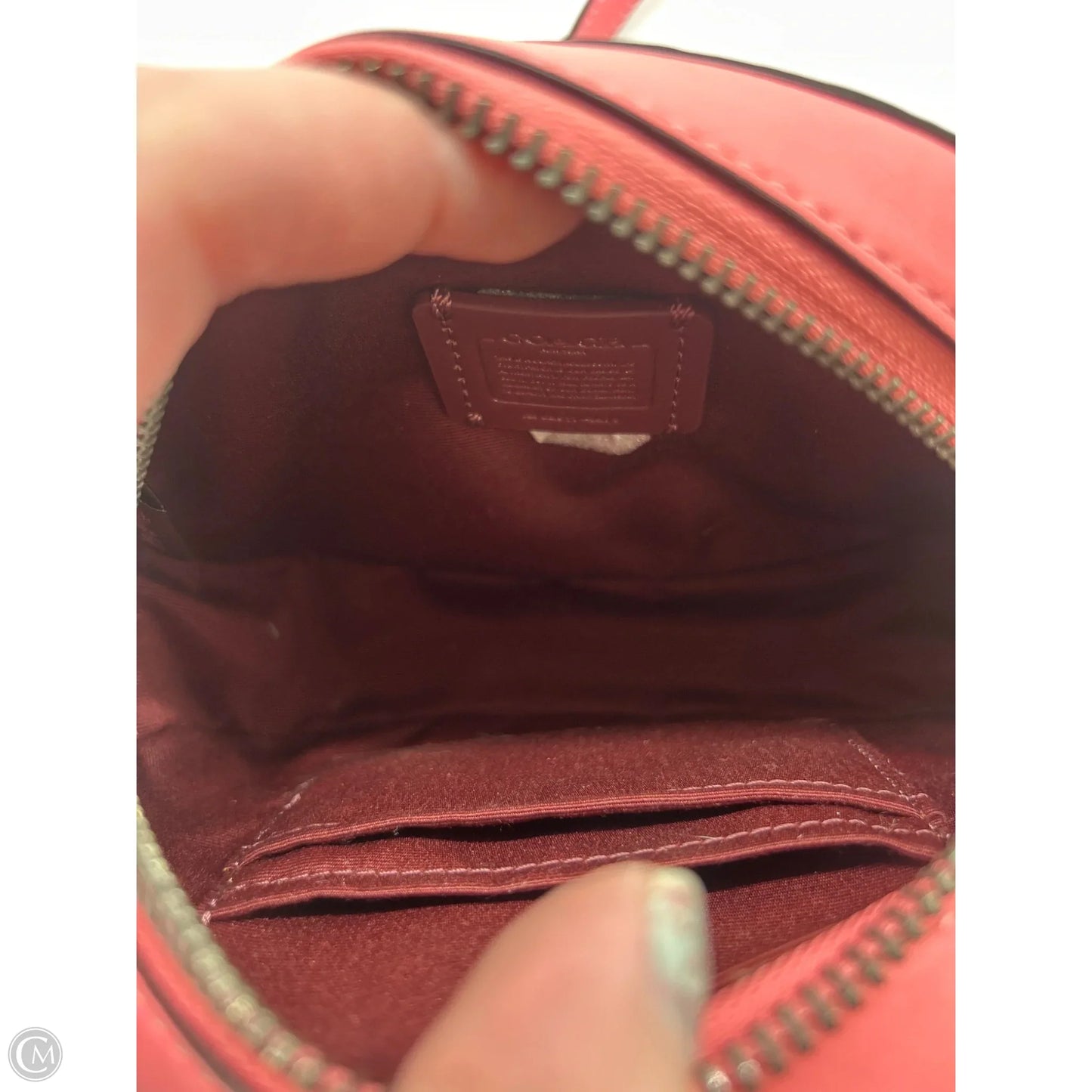 Crossbody Designer By Coach, Size: Small