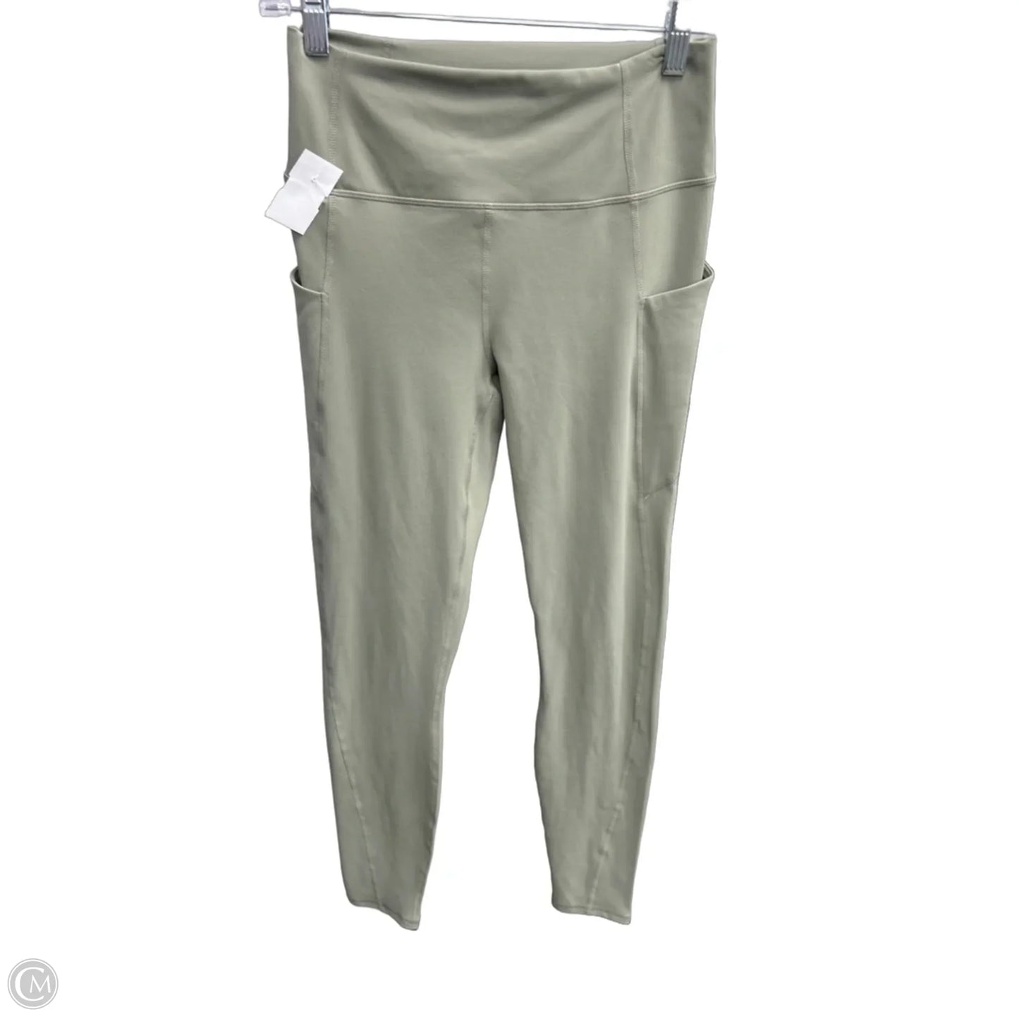Athletic Leggings By Fabletics In Green, Size: M