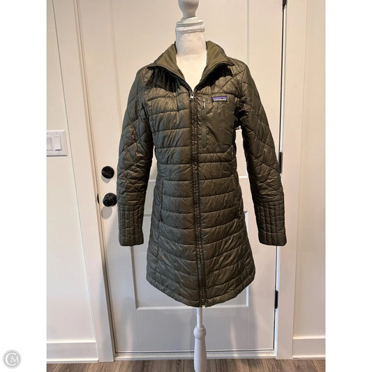 Coat Puffer & Quilted By Patagonia In Green, Size: M