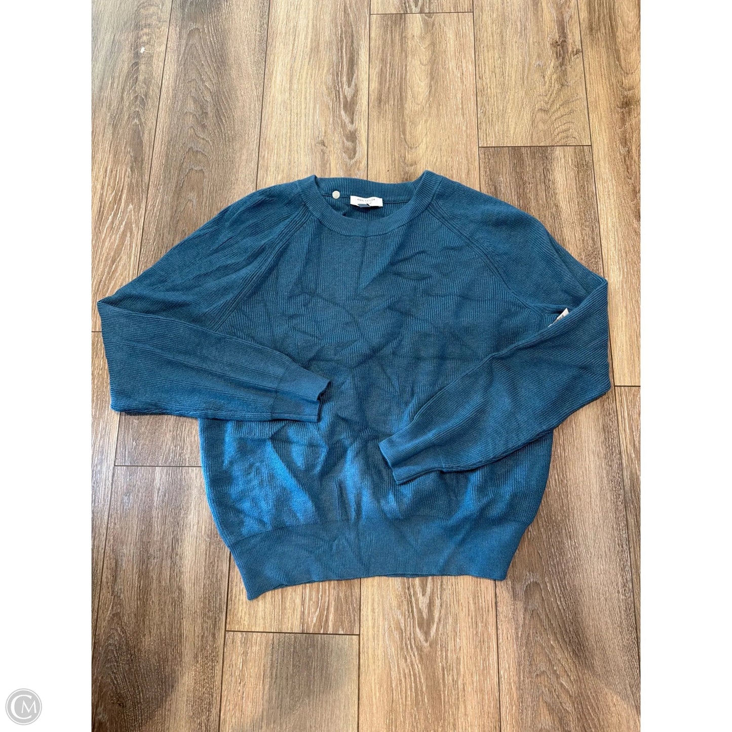 Sweater By Ann Taylor In Blue, Size: Xl