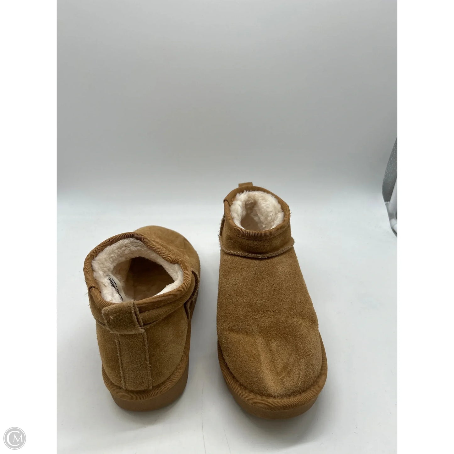 Boots Ankle Flats By Cushionaire In Brown, Size: 7.5