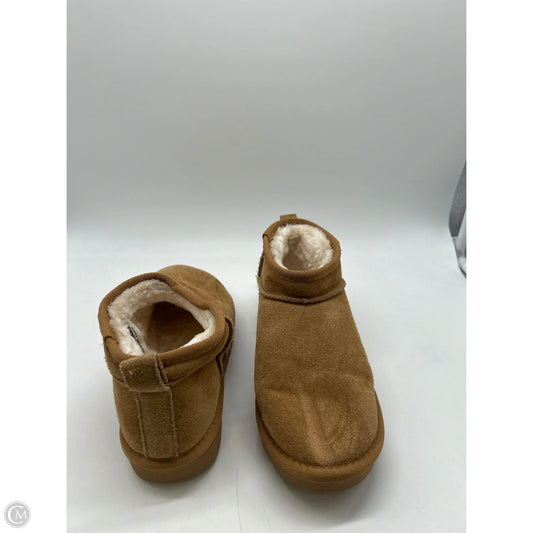 Boots Ankle Flats By Cushionaire In Brown, Size: 7.5