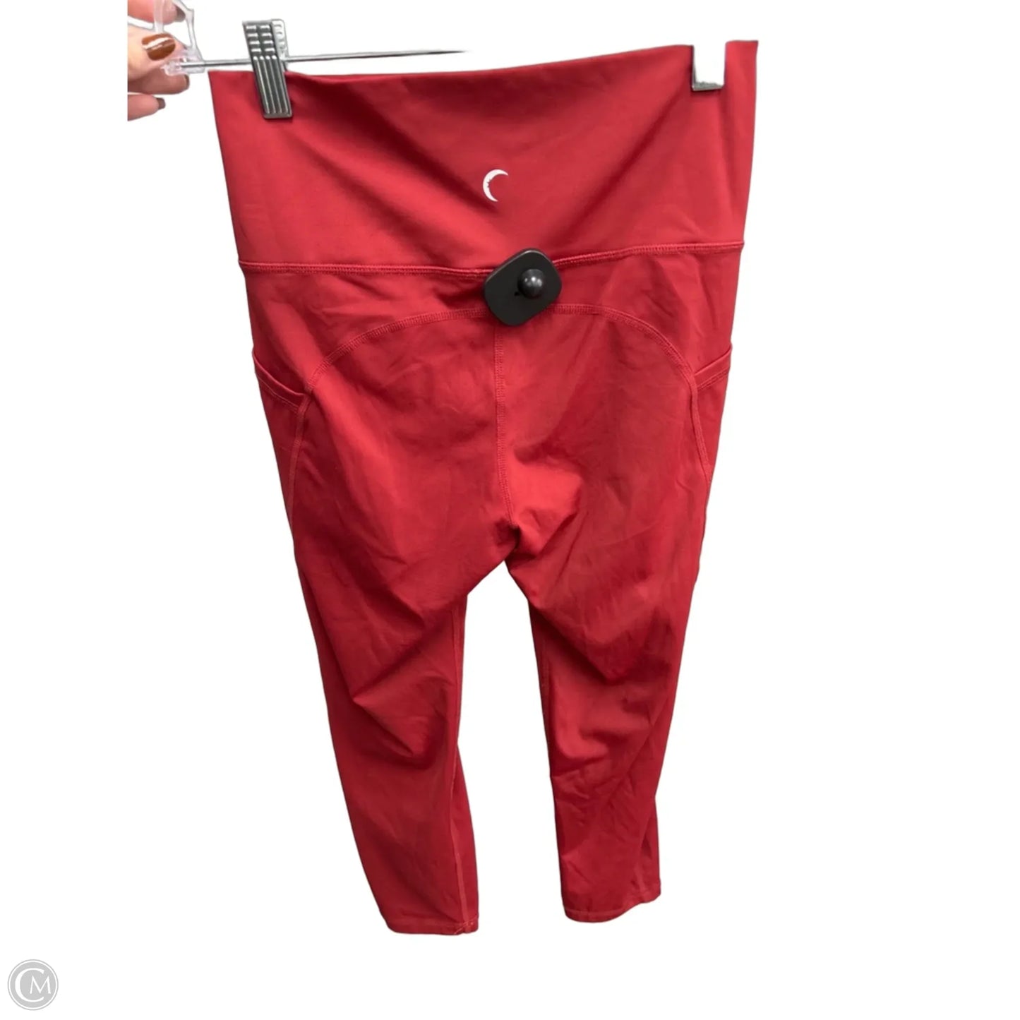 Athletic Leggings By Zyia In Red, Size: M