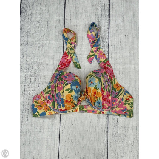 Swimsuit Top By Clothes Mentor In Yellow, Size: 1x