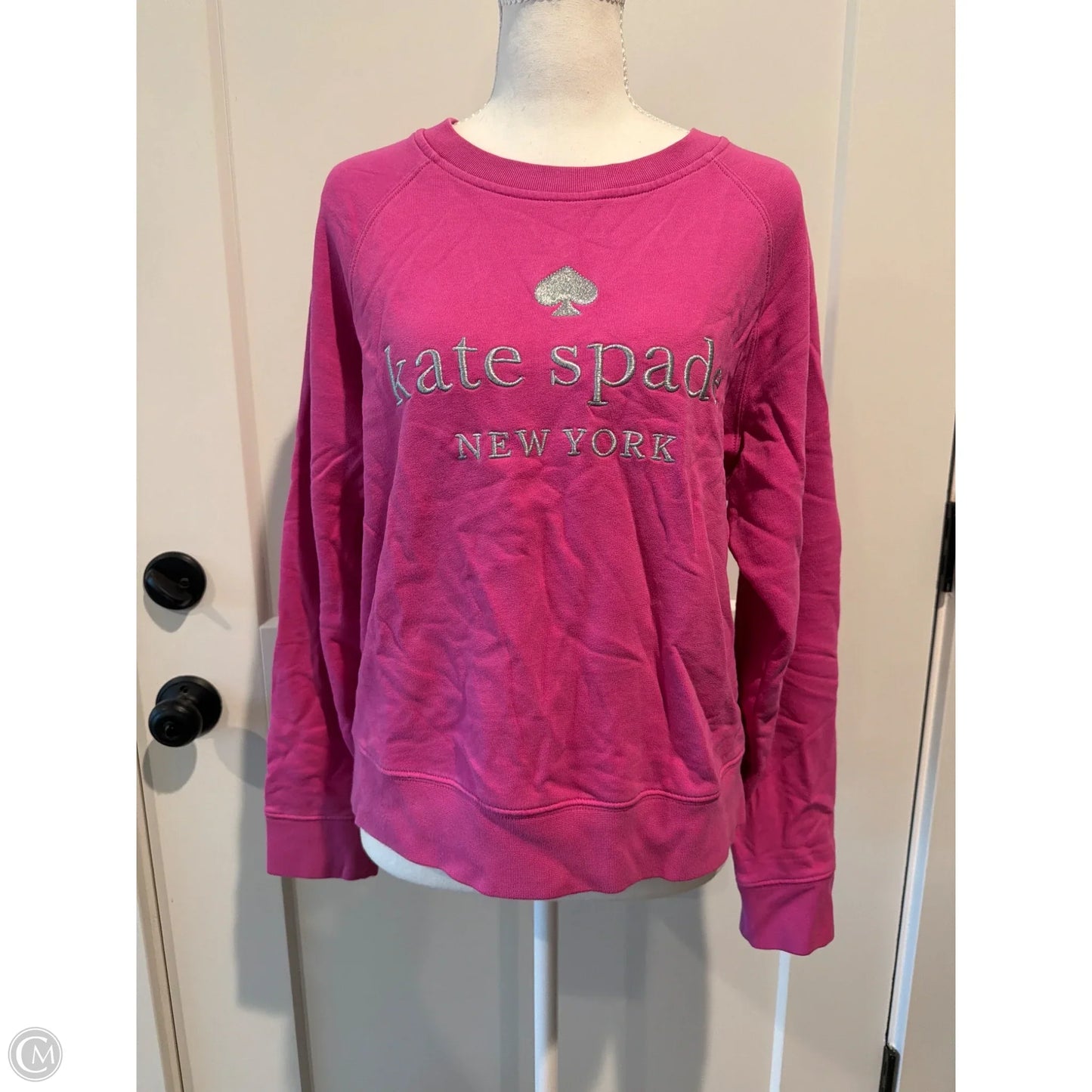 Sweatshirt Designer By Kate Spade In Pink, Size: M