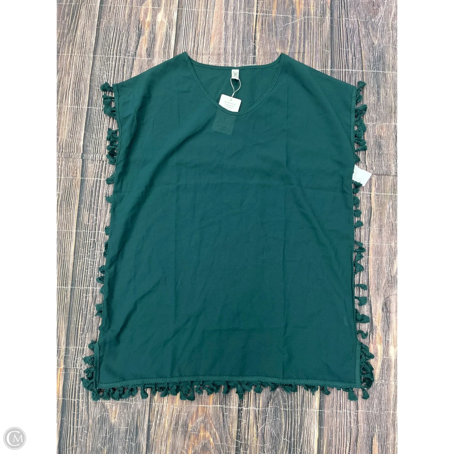Swimwear Cover-up By Clothes Mentor In Green, Size: Osfm
