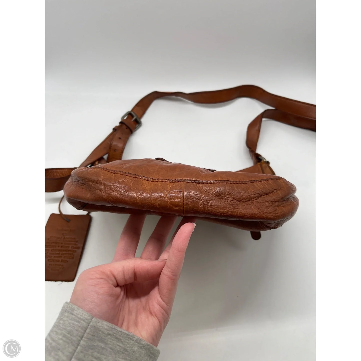 Crossbody Leather By Clothes Mentor, Size: Medium