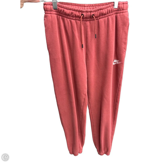 Athletic Pants By Nike In Red, Size: S