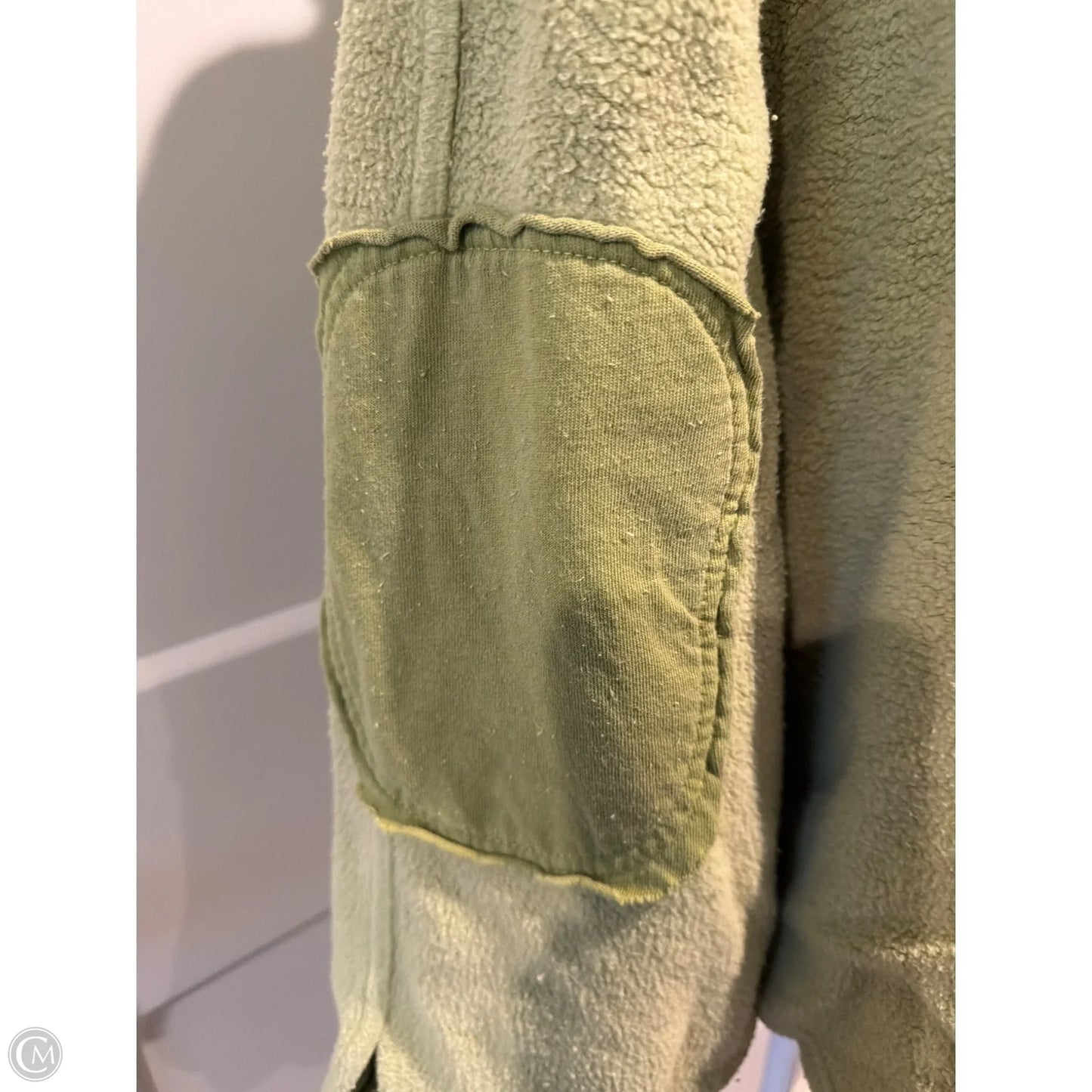Jacket Shirt By Free People In Green, Size: Xs