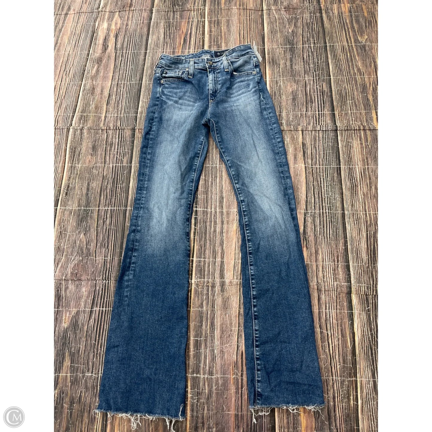 Jeans Boot Cut By Ag Jeans In Blue, Size: 0
