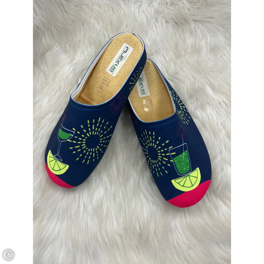 Shoes Flats By Clothes Mentor In Blue, Size: 10.5