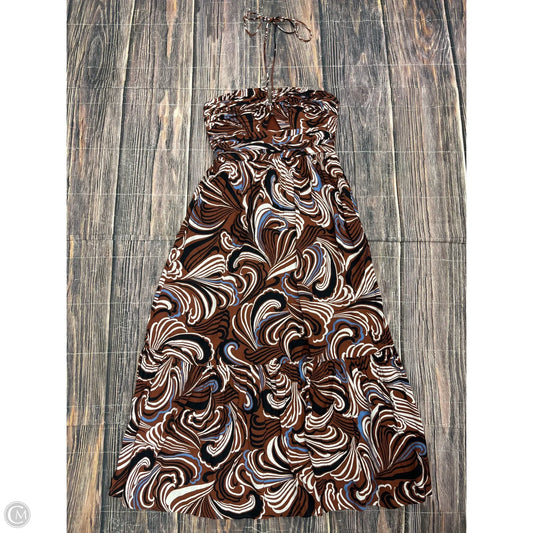 Dress Casual Maxi By Loft In Brown, Size: S