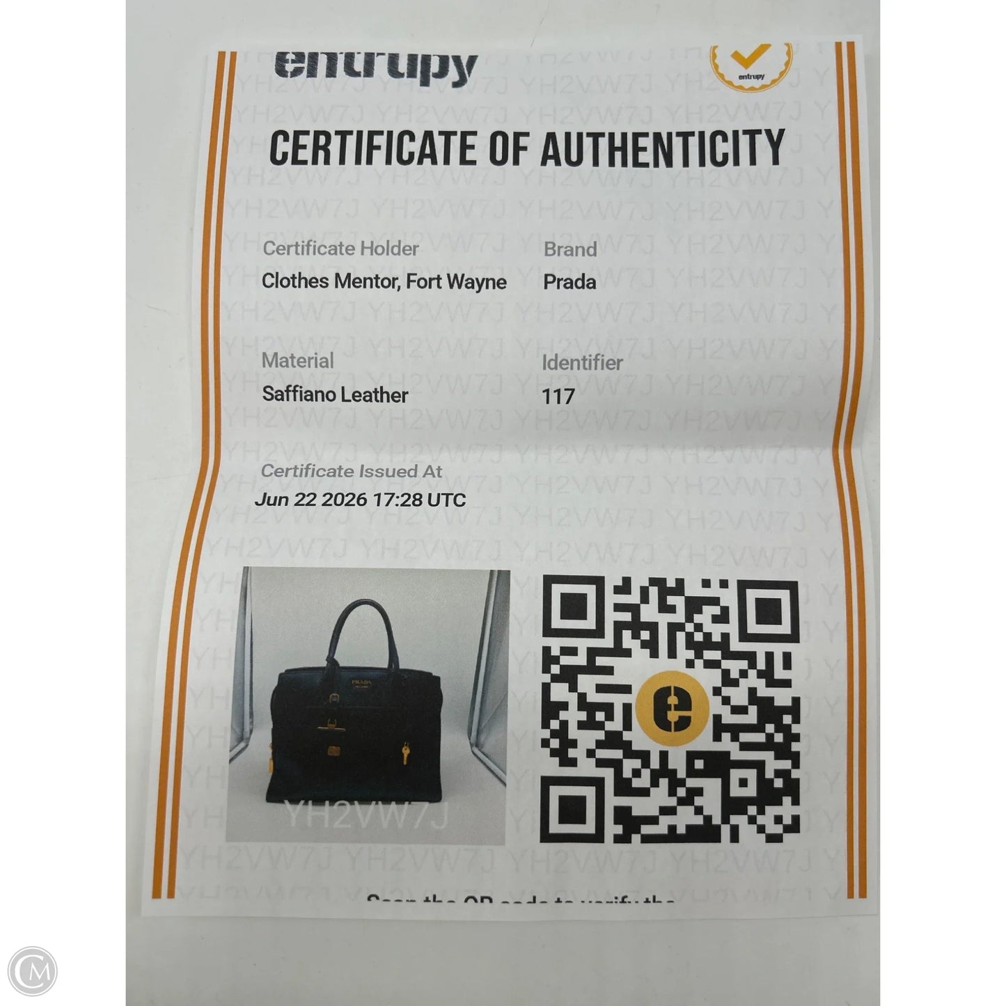 Handbag Luxury Designer By Prada, Size: Medium