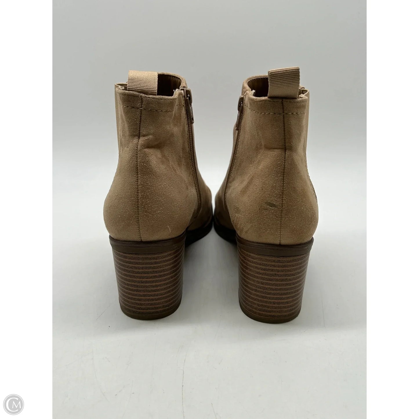 Boots Ankle Heels By Sonoma In Tan, Size: 8.5