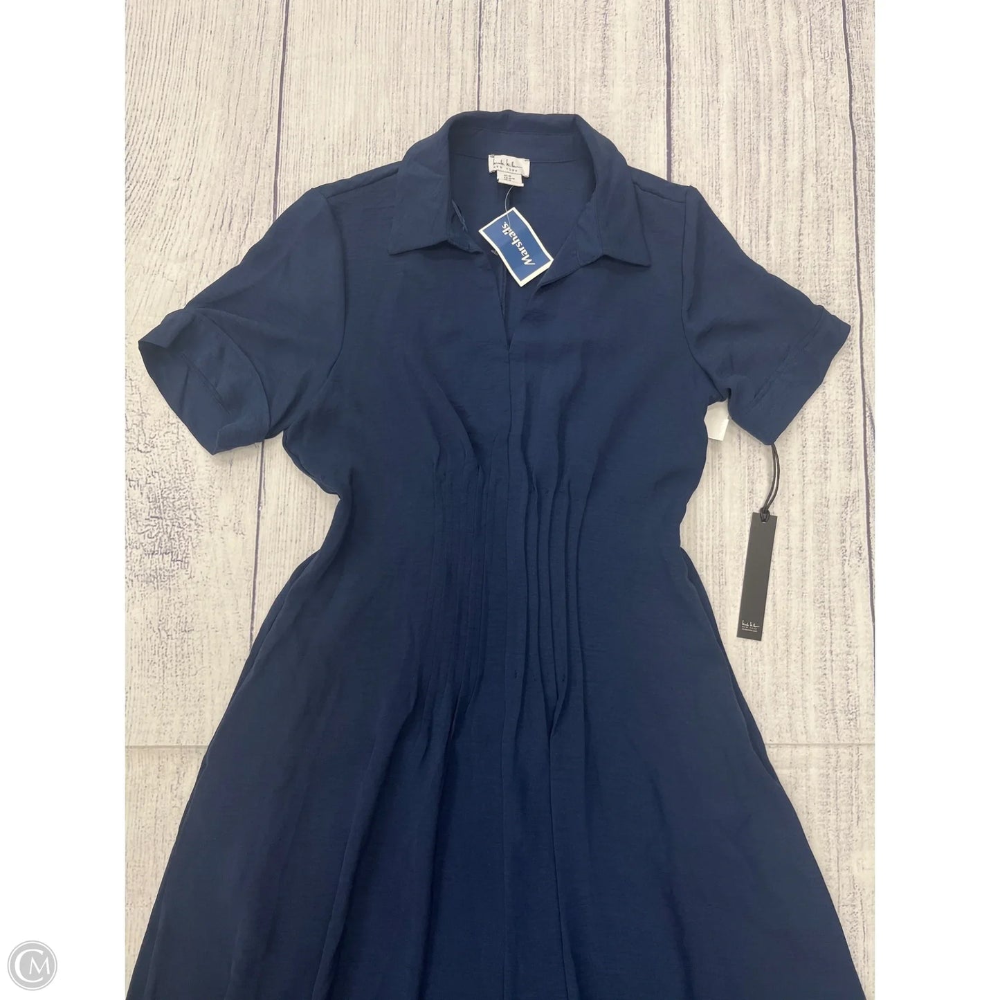 Dress Casual Maxi By Nicole Miller In Navy, Size: M