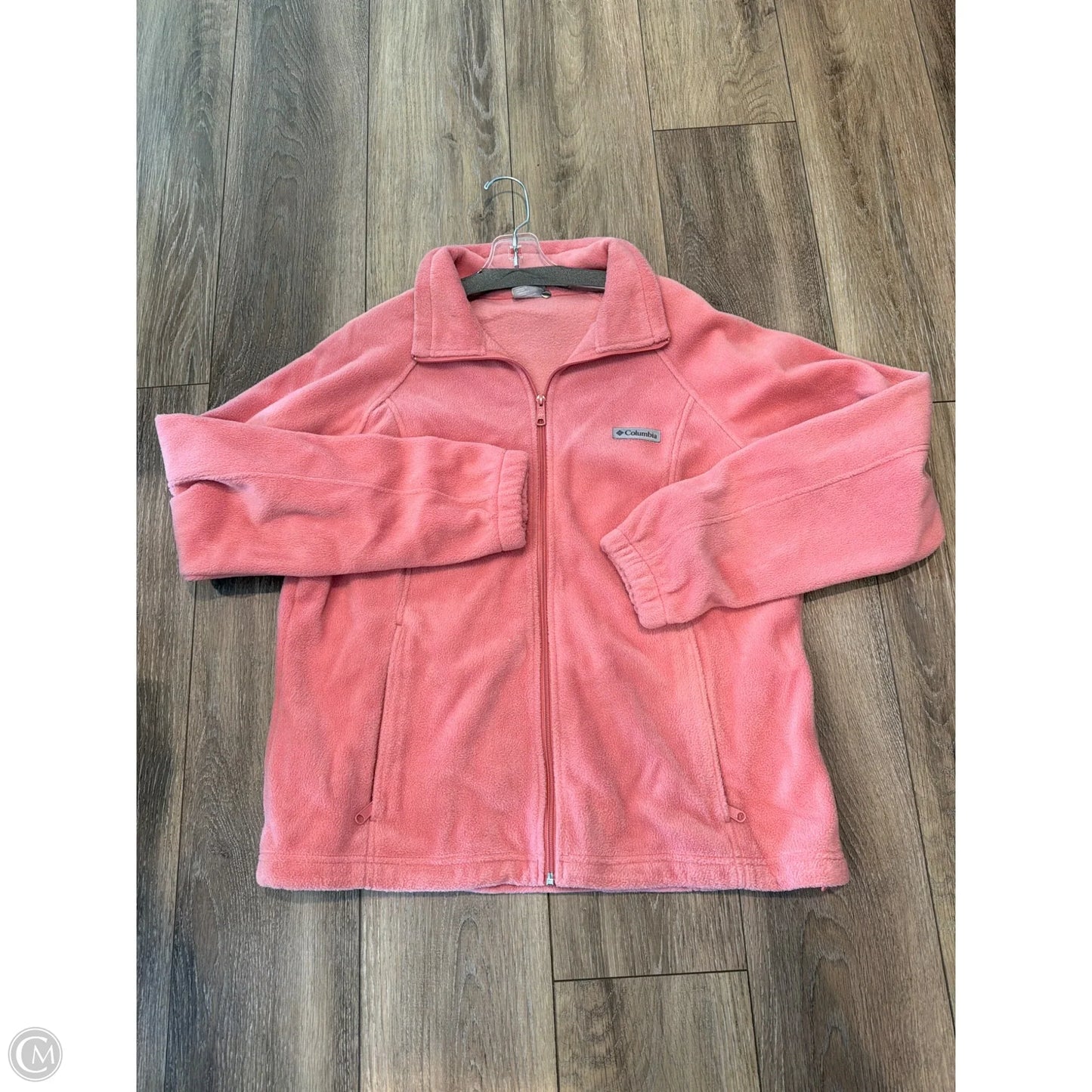 Jacket Fleece By Columbia In Pink, Size: Xl
