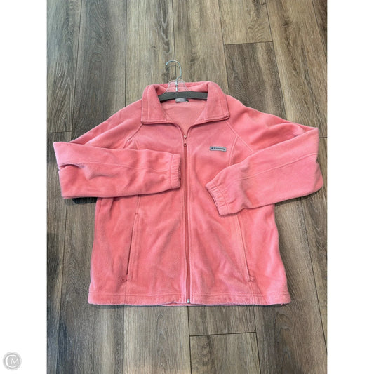 Jacket Fleece By Columbia In Pink, Size: Xl