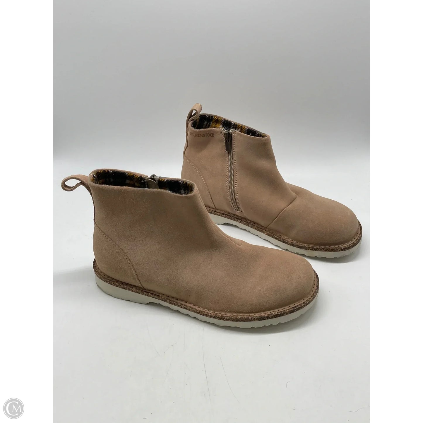 Boots Ankle Flats By Birkenstock In Tan, Size: 9