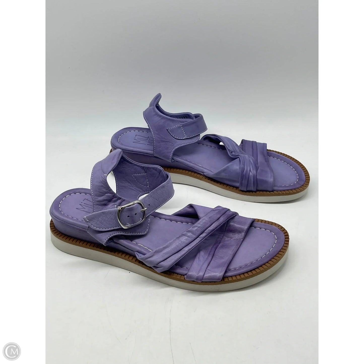 Sandals Flats By Miz Mooz In Purple, Size: 10.5