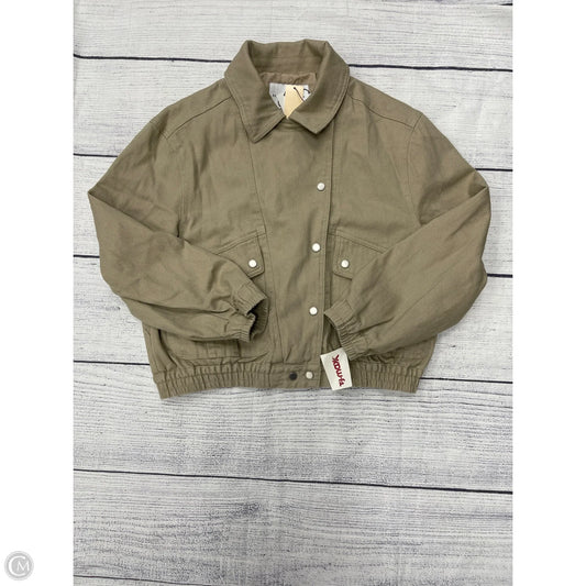 Jacket Designer By Rebecca Minkoff In Tan, Size: M