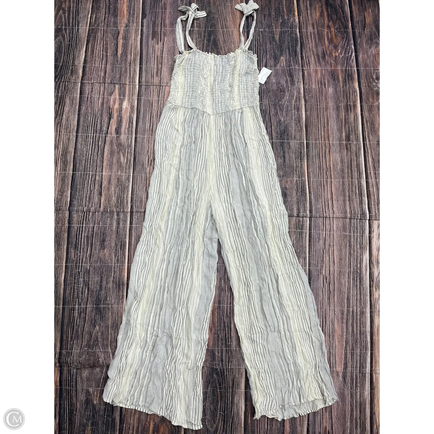 Jumpsuit By Japna In Cream, Size: M