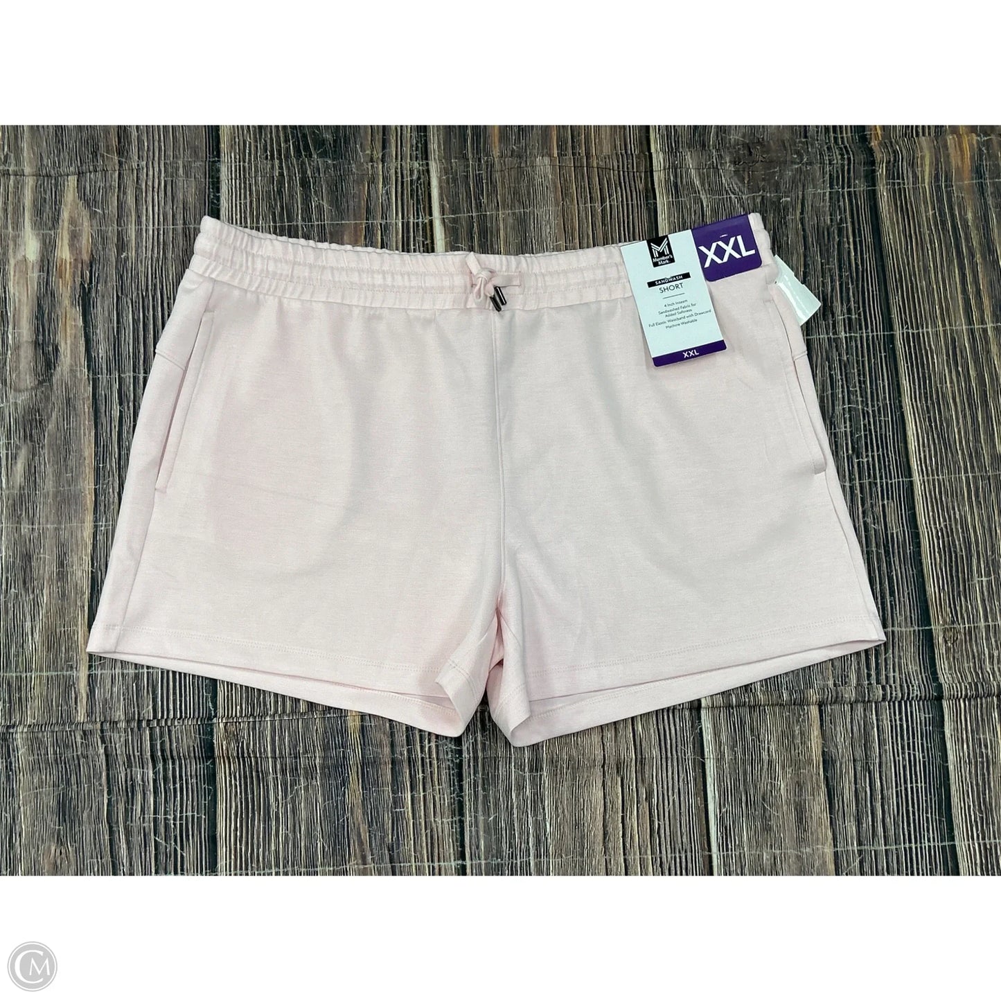 Athletic Shorts By Members Mark In Pink, Size: 1x