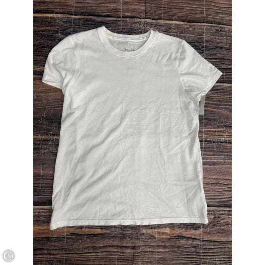 Top Short Sleeve By Everlane In White, Size: S