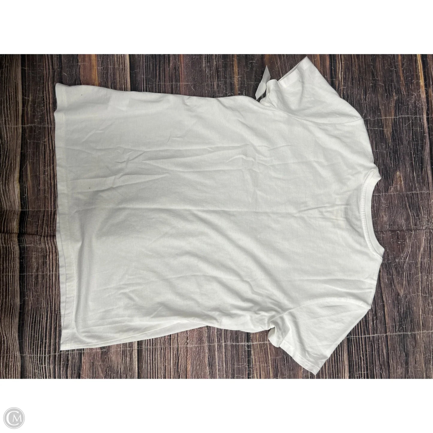 Top Short Sleeve By Everlane In White, Size: S