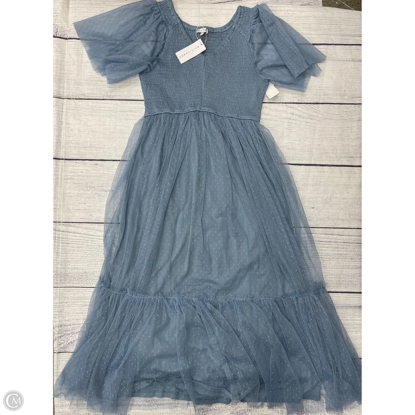 Dress Casual Maxi By Baltic Born In Blue, Size: L